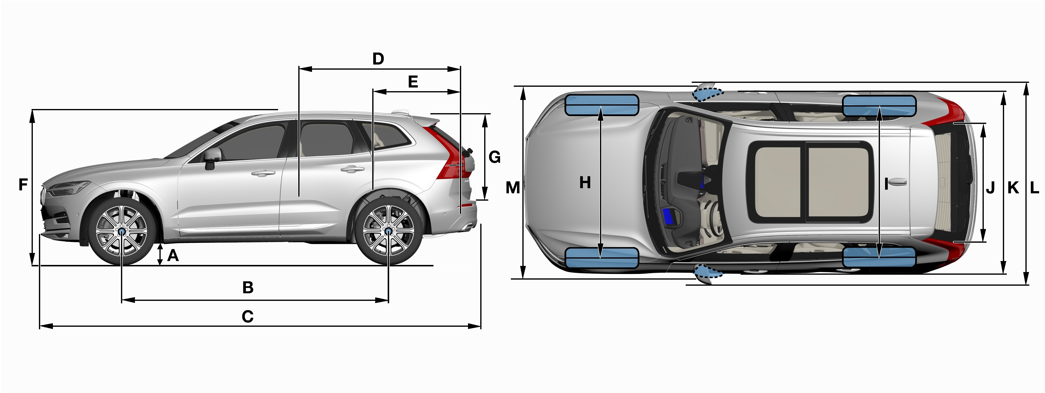 Volvo s60 размеры