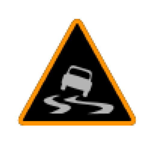 PS2-2122-Connected Safety symbol Slippery Road-No cloud