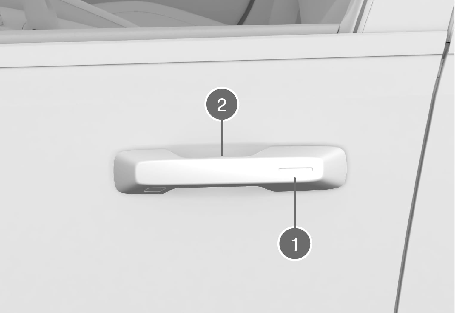 PS-2007-Door handle with touch sensitive areas