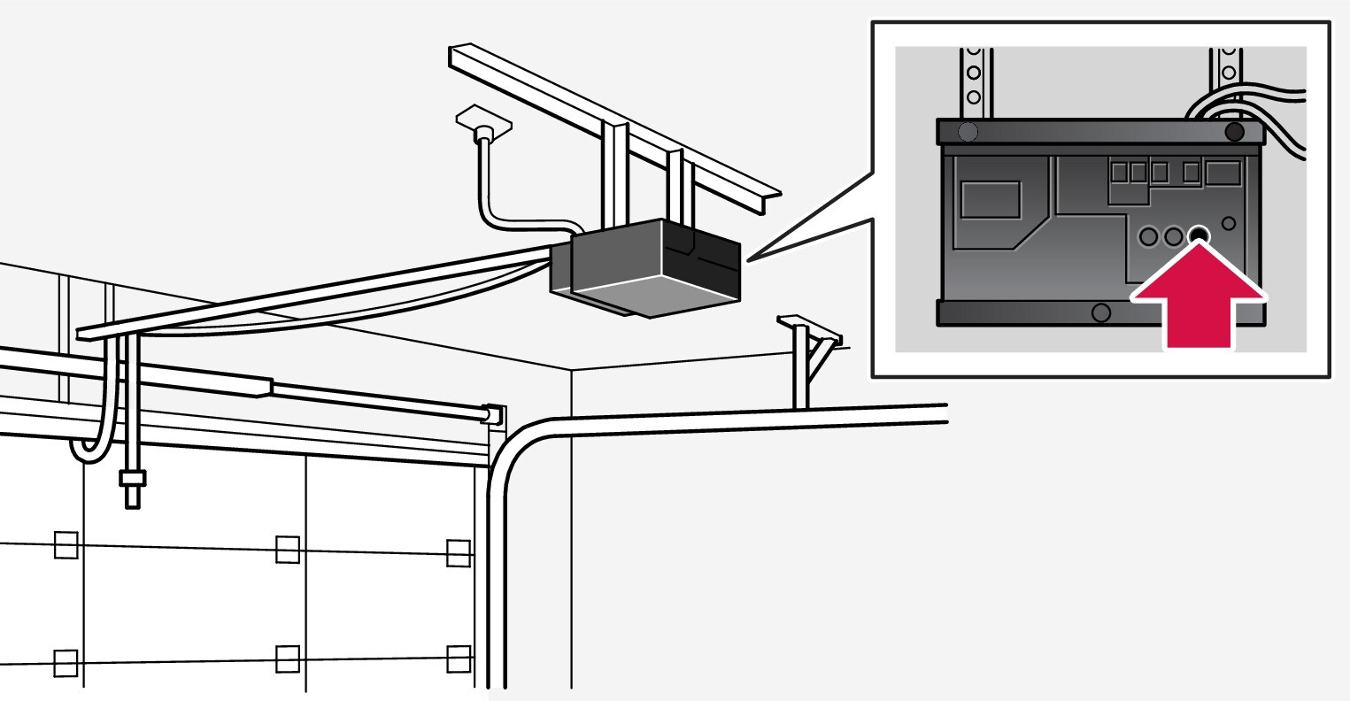 P5-1507 HomeLink Learn button