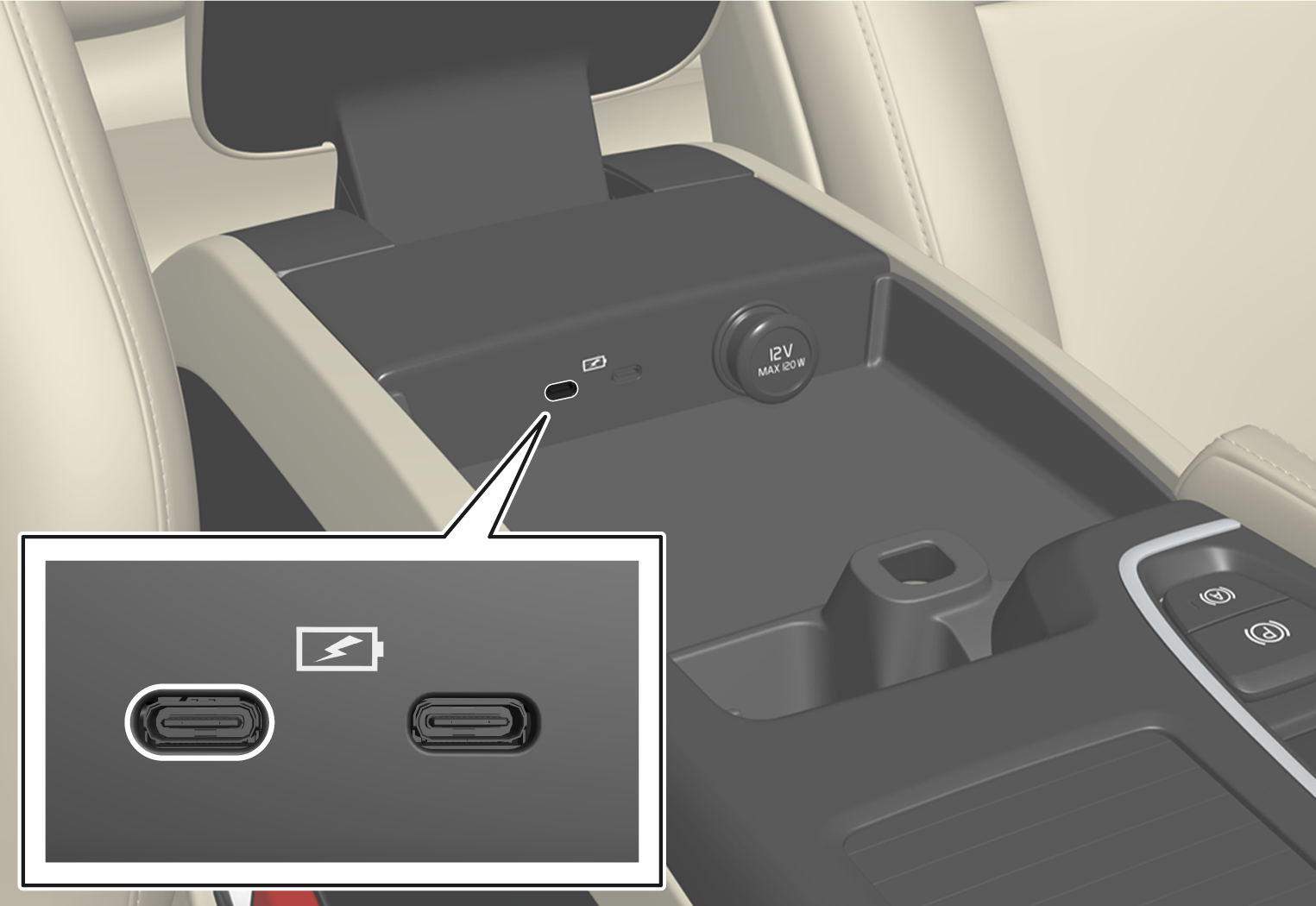 S60 Recharge Hybrid ports Volvo Support EN-AE