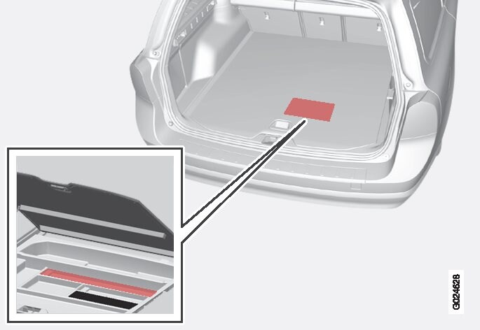 Storage space, safety net cassettes.