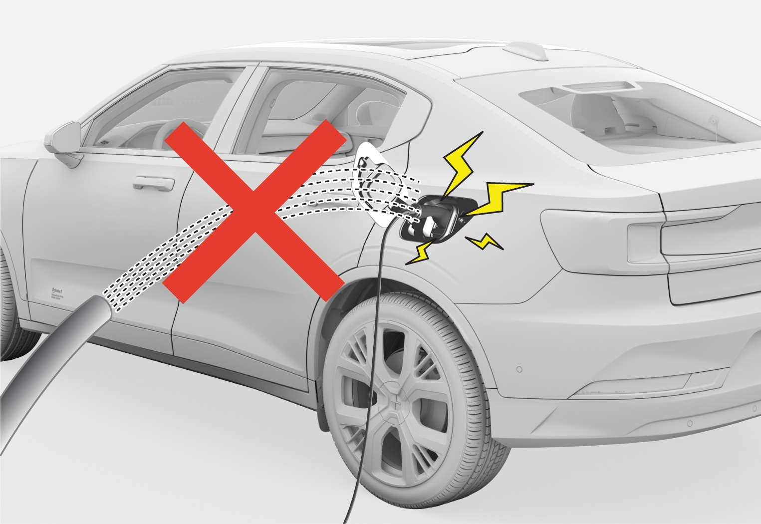 PS2-2040- Warning charging intake