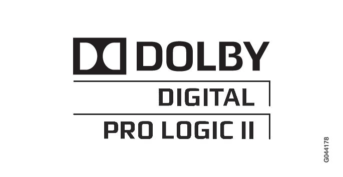 P3-1020-S60/V60 Dolby logga
