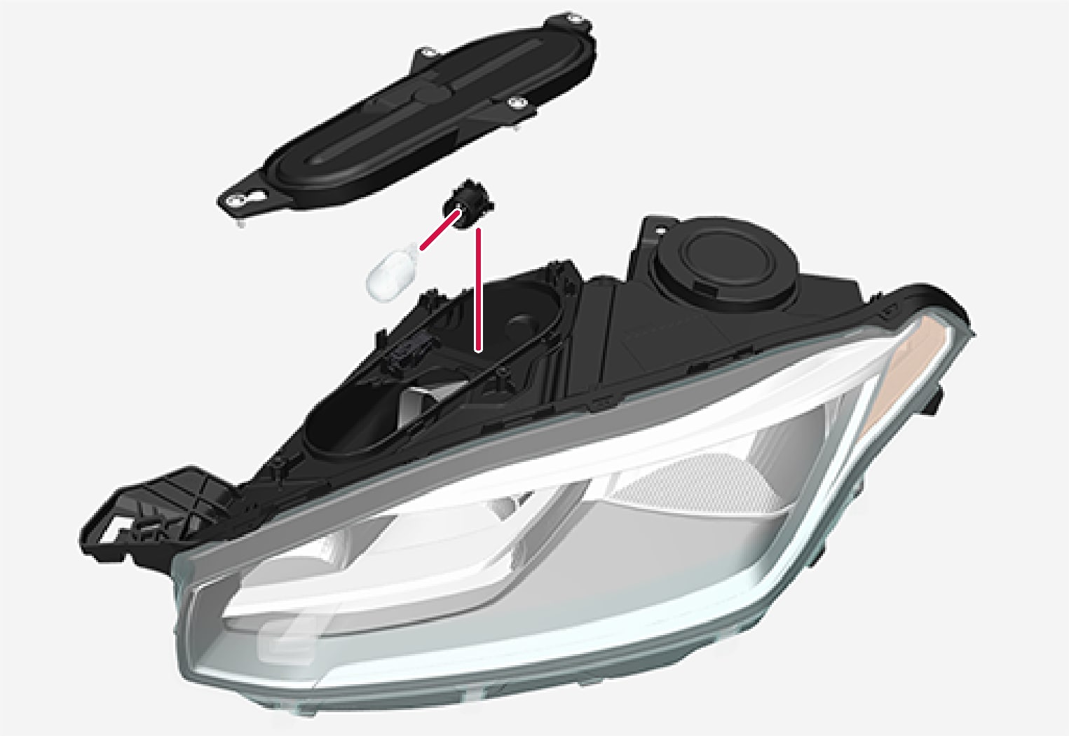 P5-1507 DRL/position light bulb replacement