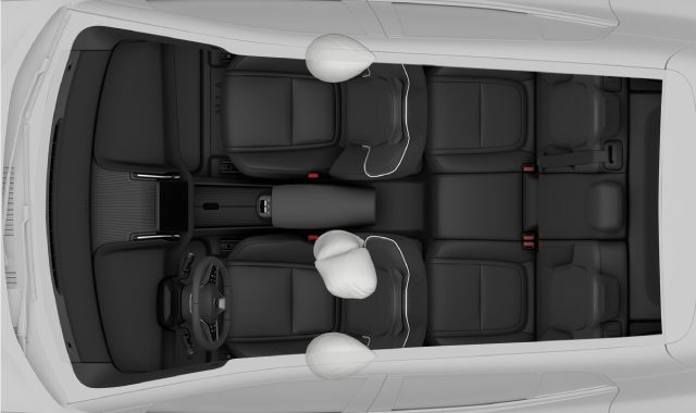 Side airbag placement