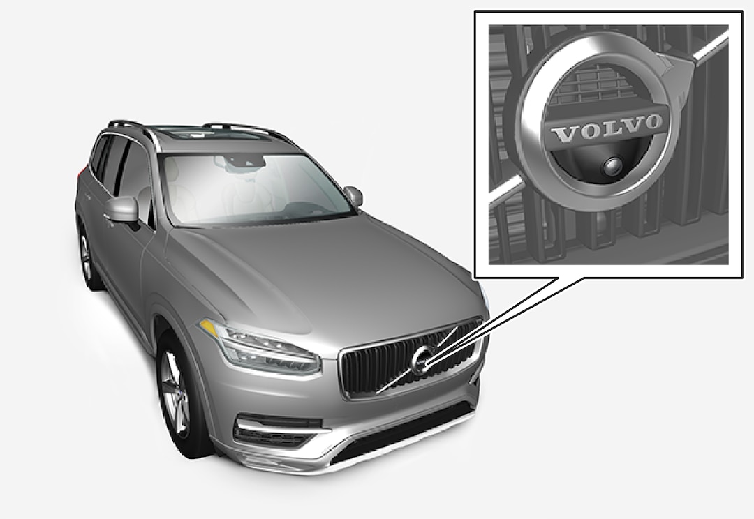 V60 Park assist camera locations and surveillance areas Volvo Support PH