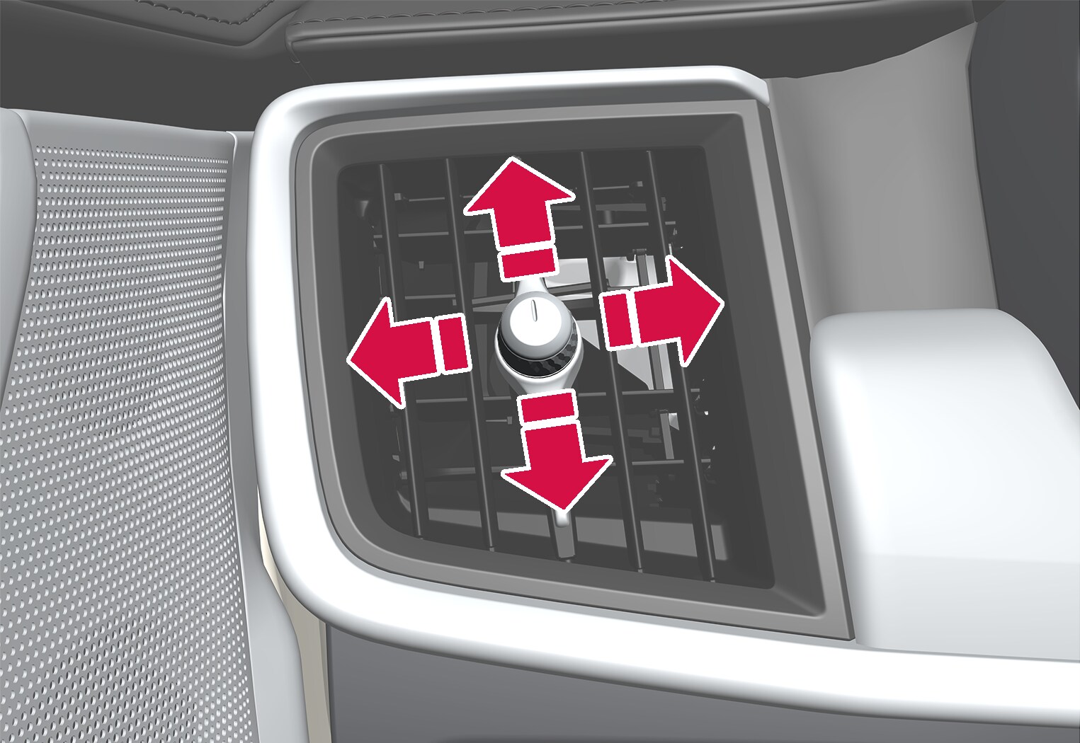 P5-1617-S90/V90–Climate–Air vent direction