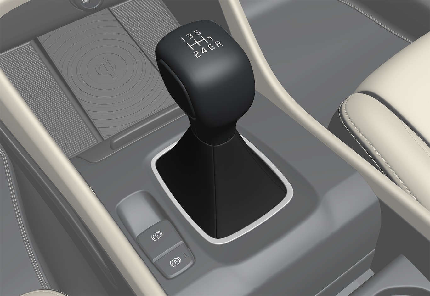 P6-1817-XC40- Manual gearshifter
