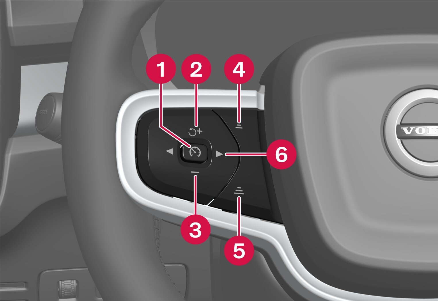 VCC-23w17-Cruise Control functions steering wheel buttons