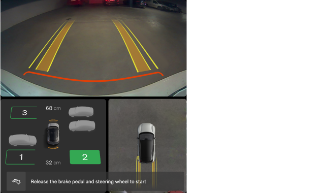 Selecting parking space