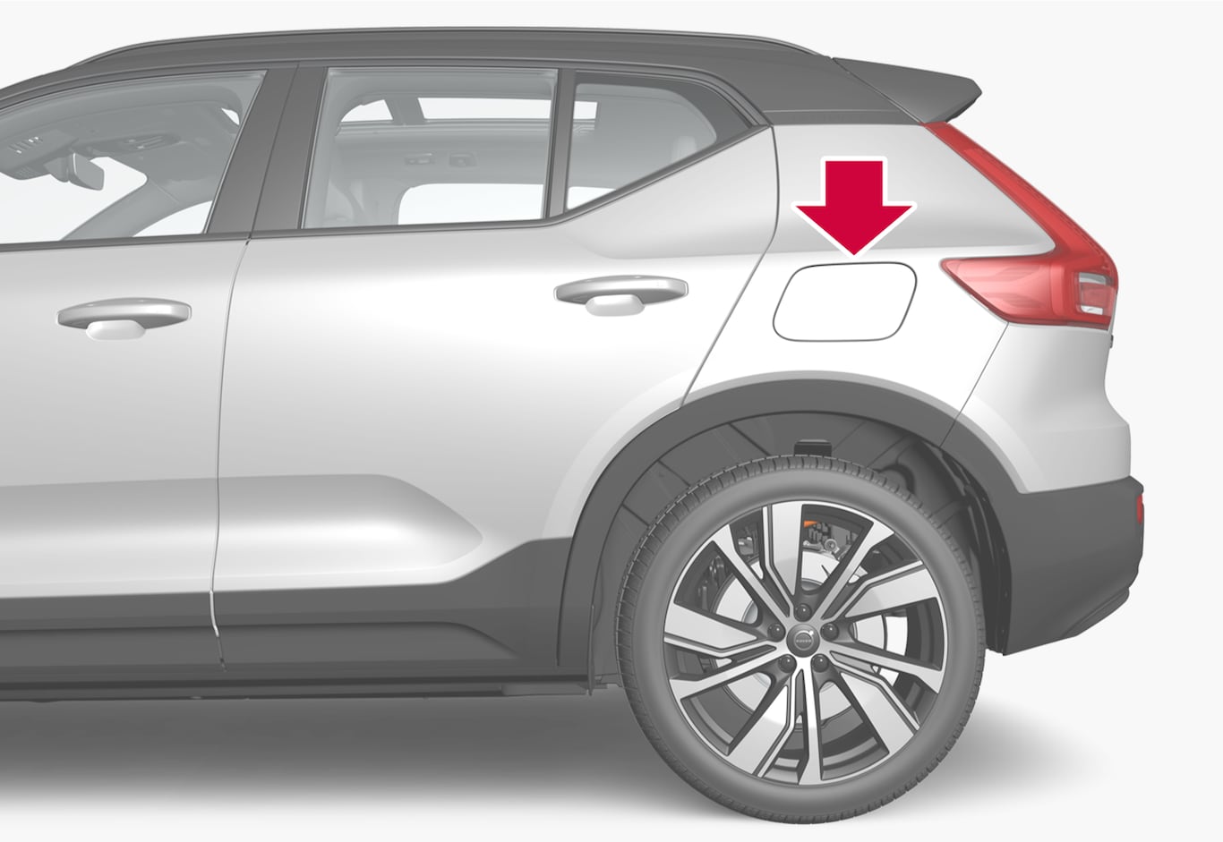 2139-XC40 BEV -Placement of charging inlet !CH/!JPN