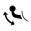 Symbol zwalniania haka holowniczego