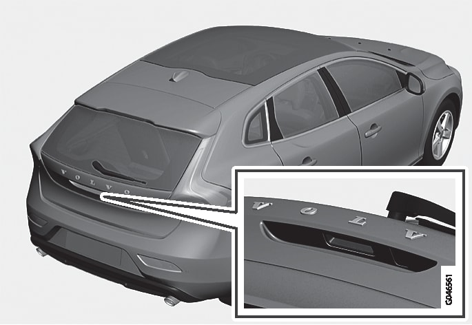 P4-1220-Y55X- Opening tailgate manually