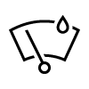 Rain sensor active symbol