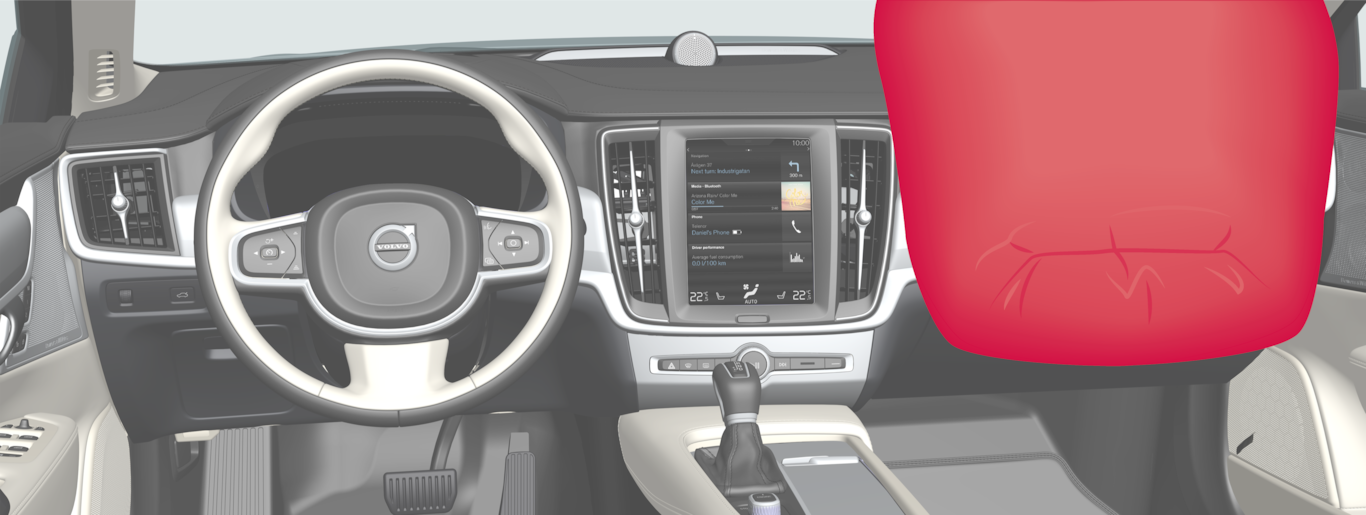 P5-21w46-S90/V90–Safety–Passenger airbag