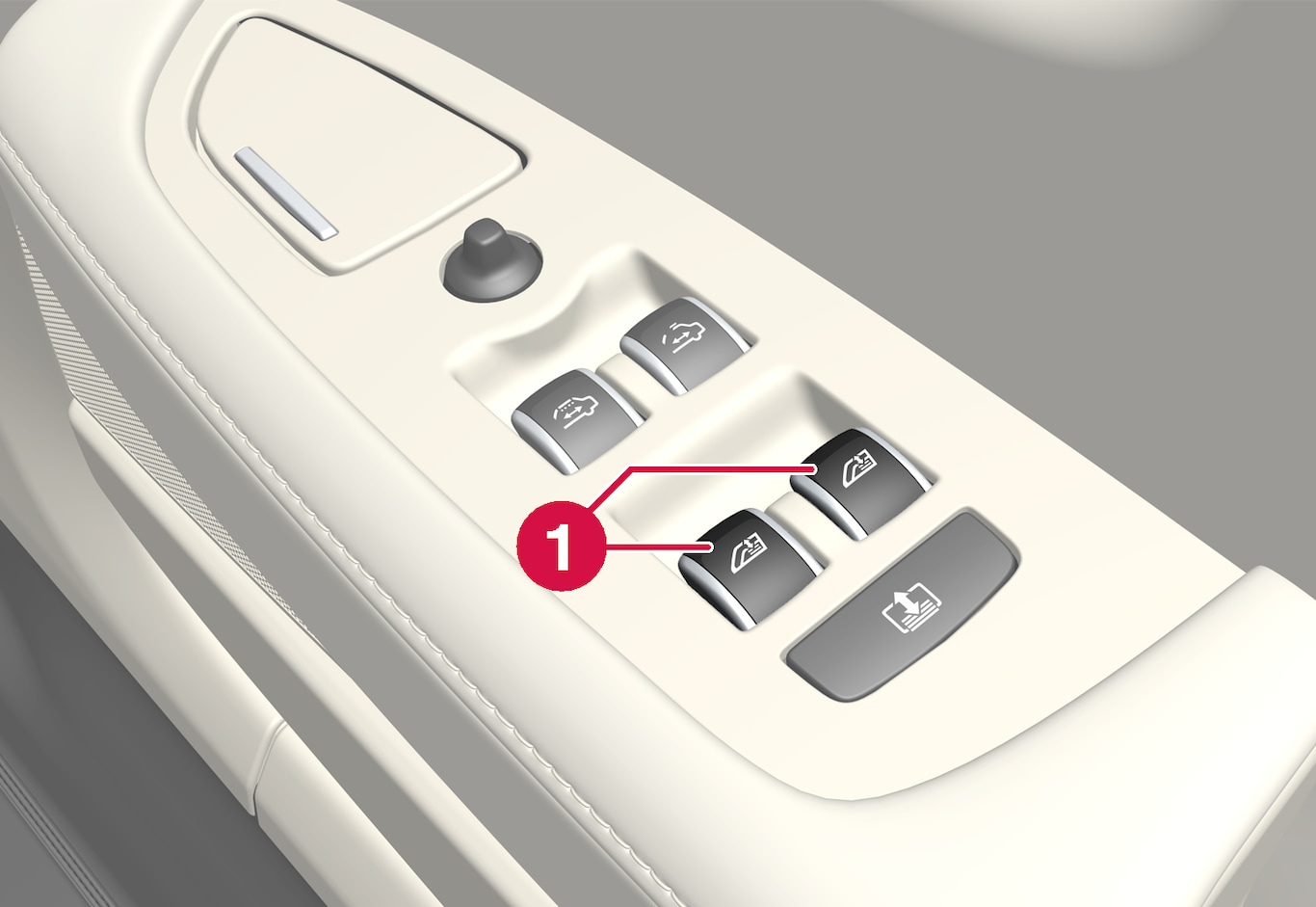 P5-1646-S90L-Right back door panel