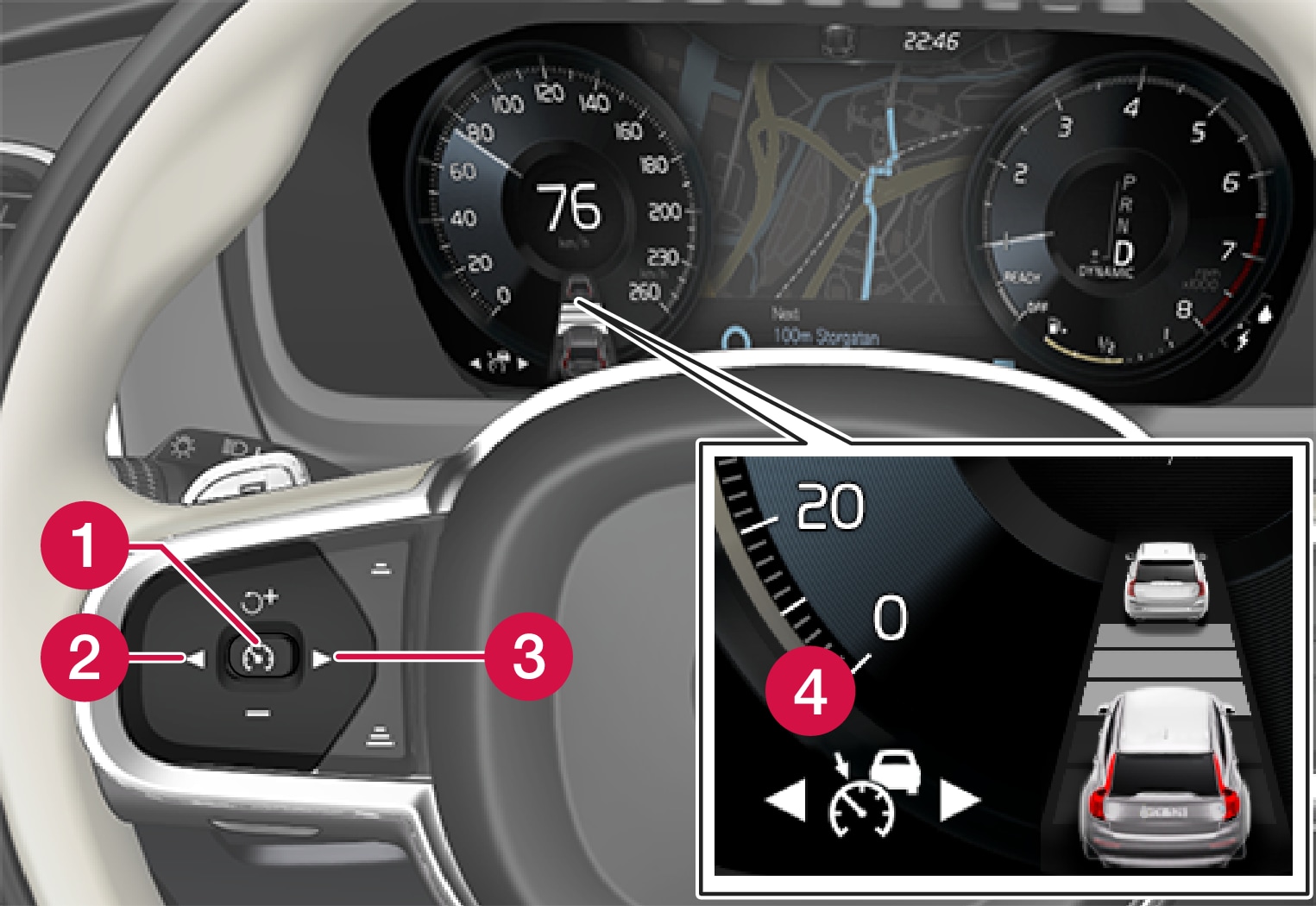 P5-1507-Adaptive Cruise Control, setting cruise control in standby mode