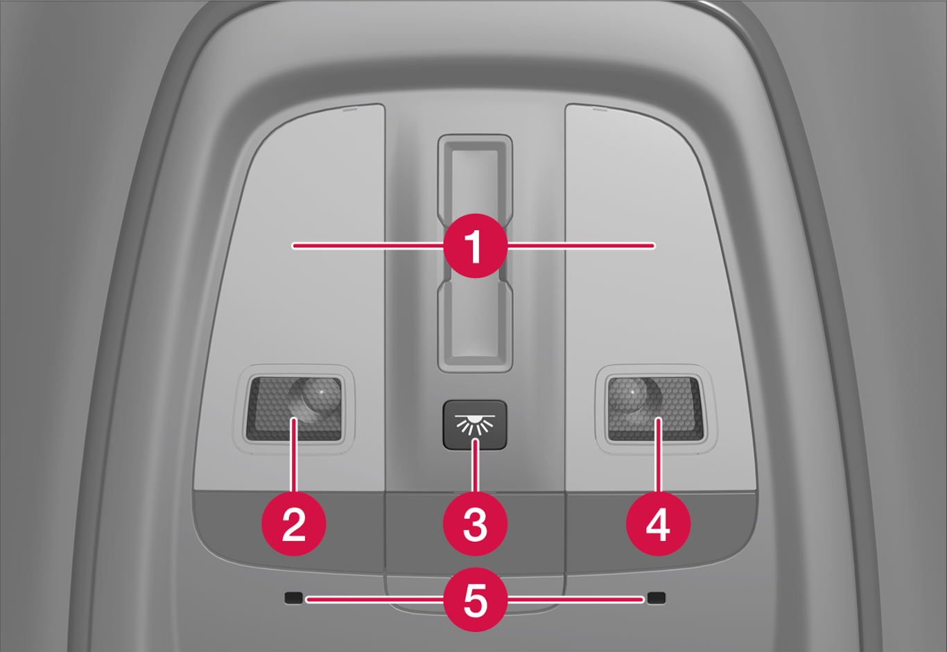 iCup-20w37-Front interior lightning panel in roof