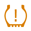 Tyre pressure monitoring symbol