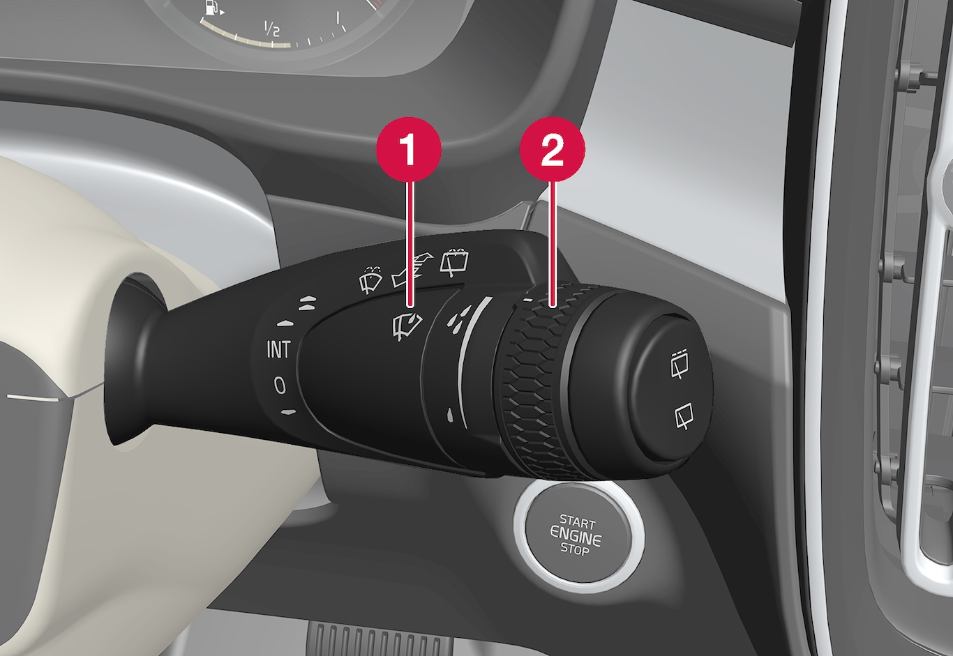 P6-1817 XC40-Rain sensor