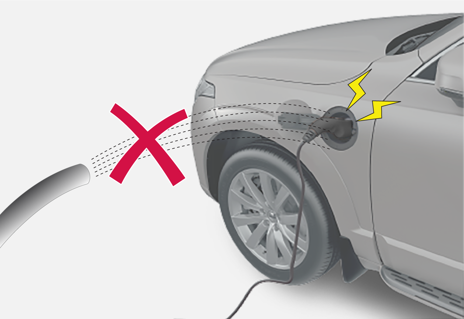 P5P6-2046- Warning charging intake