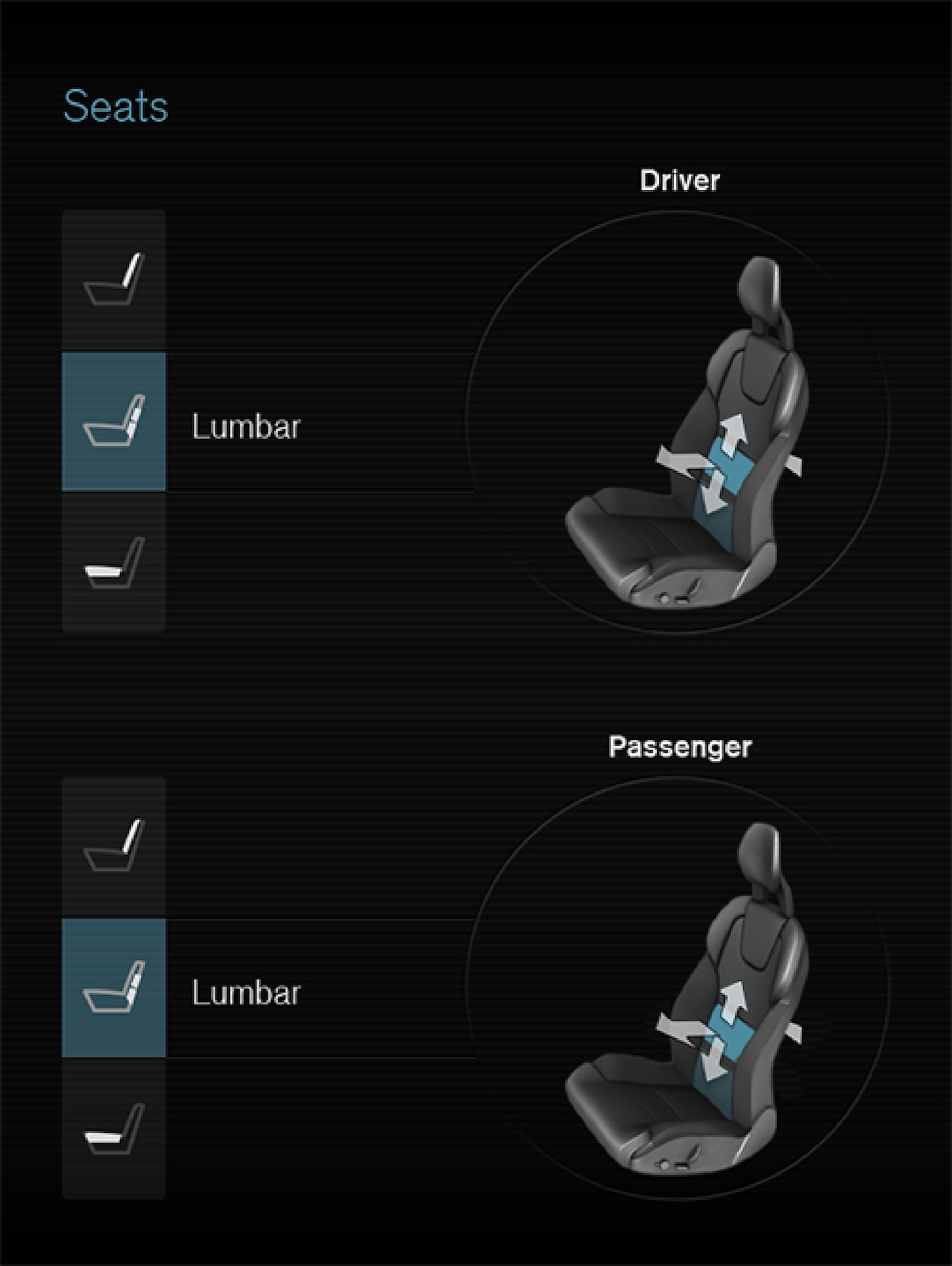 P5-1546-Seat function-Lumbar