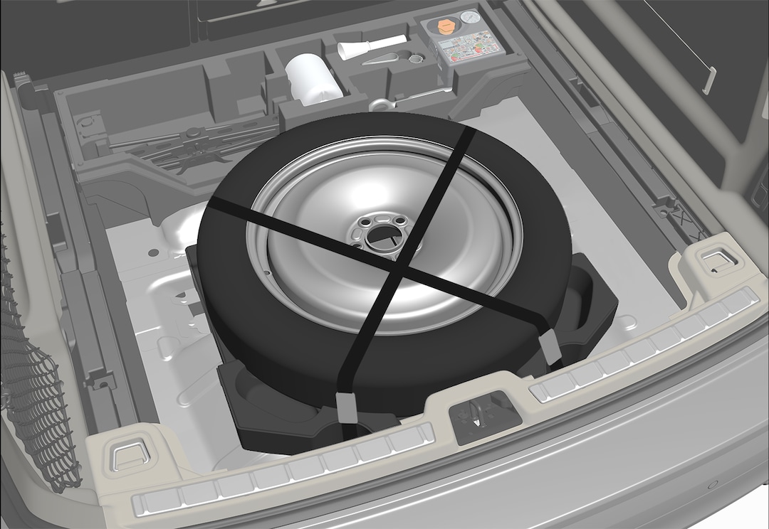 XC60 Handling the spare wheel Volvo Support LB