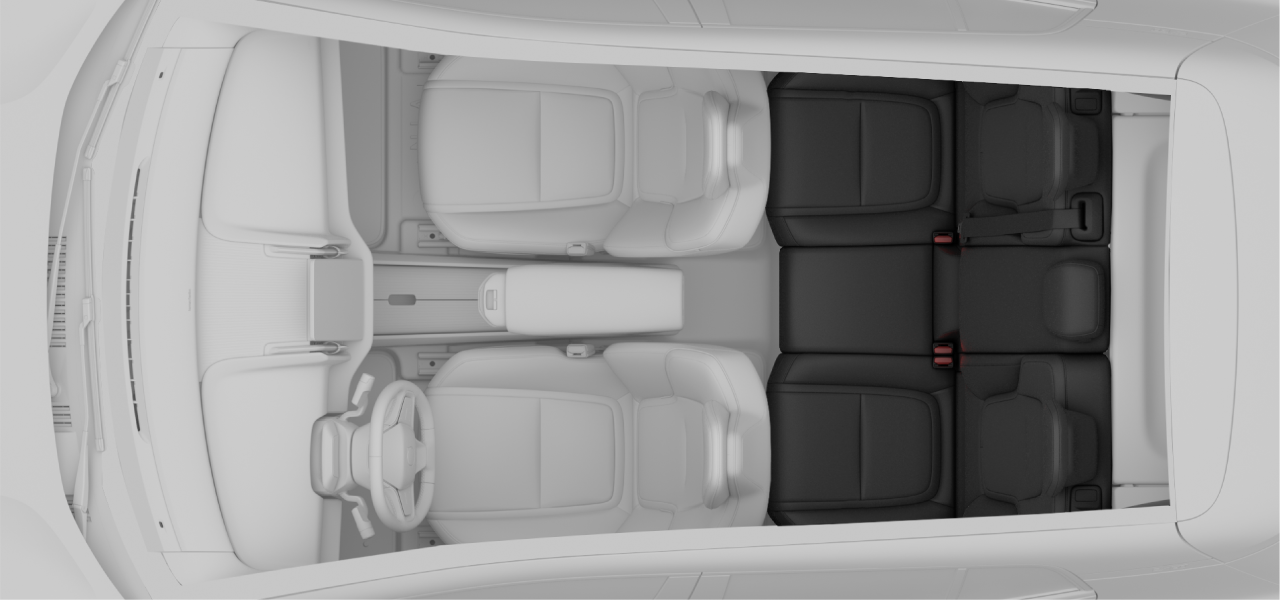 Rear seats.