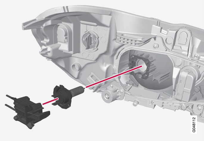 P3-1320-XC60 Halogen low beam bulb replacement