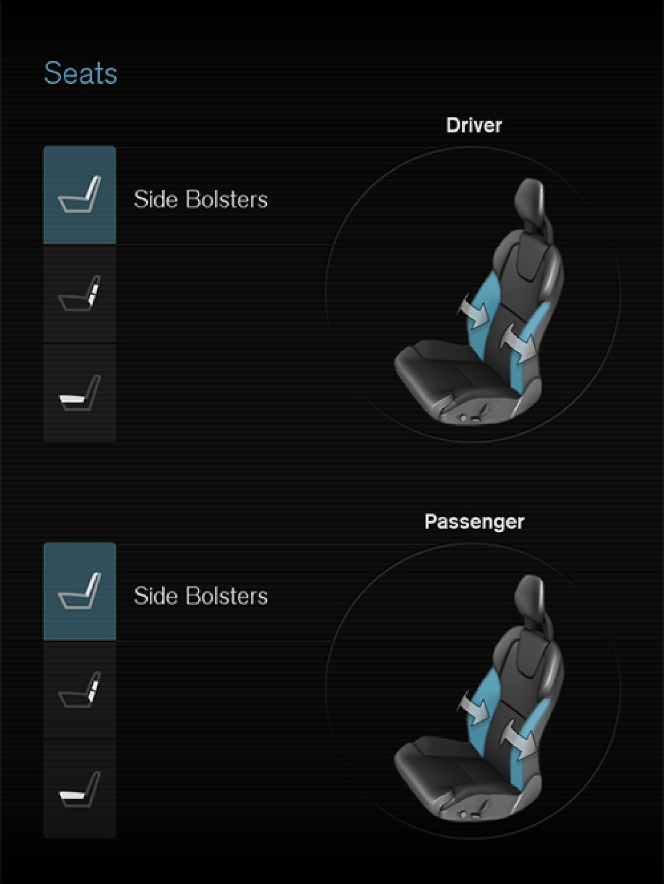 P5-1507-Seat function-Side Bolster