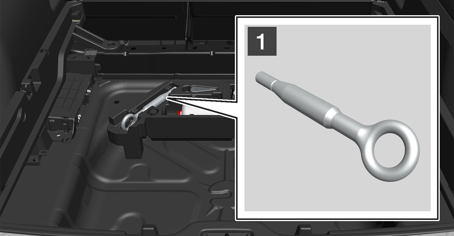 P6-1746-XC40-Towing eye, storage step 1