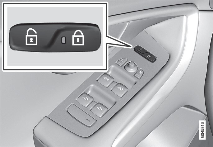 P4-1220-Y55X-Central locking, button