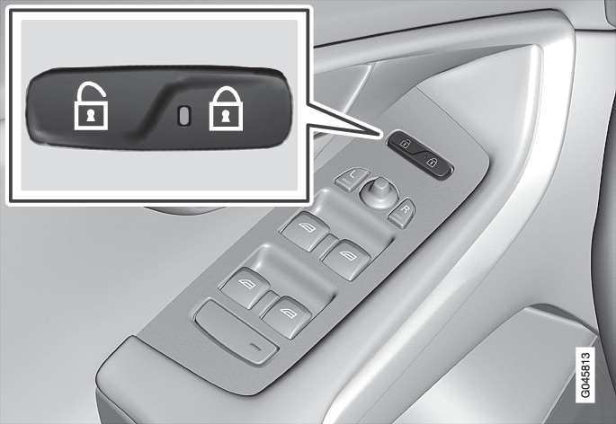 P4-1220-Y55X-Central locking, button