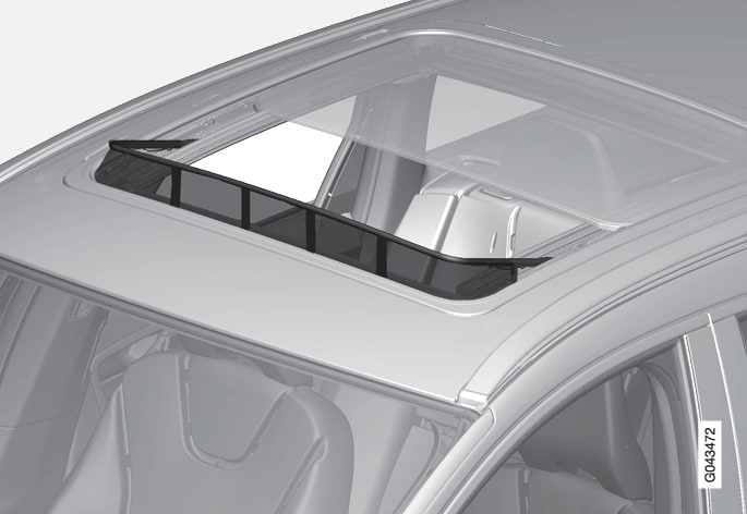 P3-1020-XC60 Wind deflector panoramic roof
