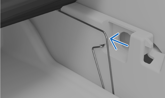 Right-hand-side locking clip.