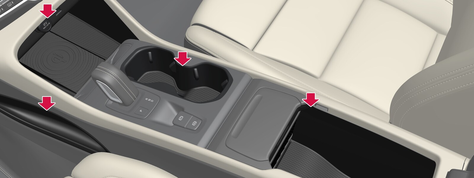 P6-1746-XC40-Tunnel console storage