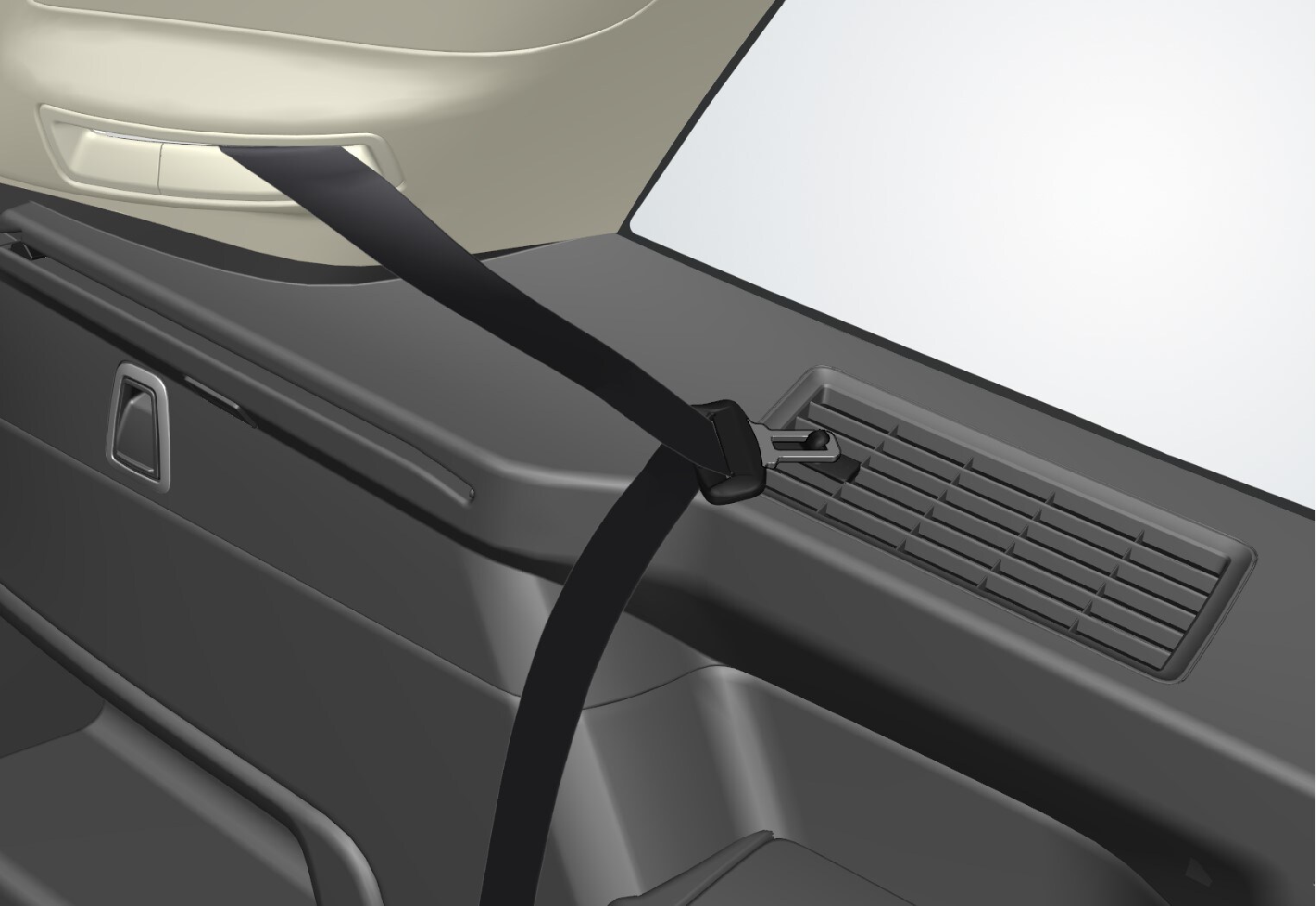 P5-1646-XC90-7 seat-seat belt hooked