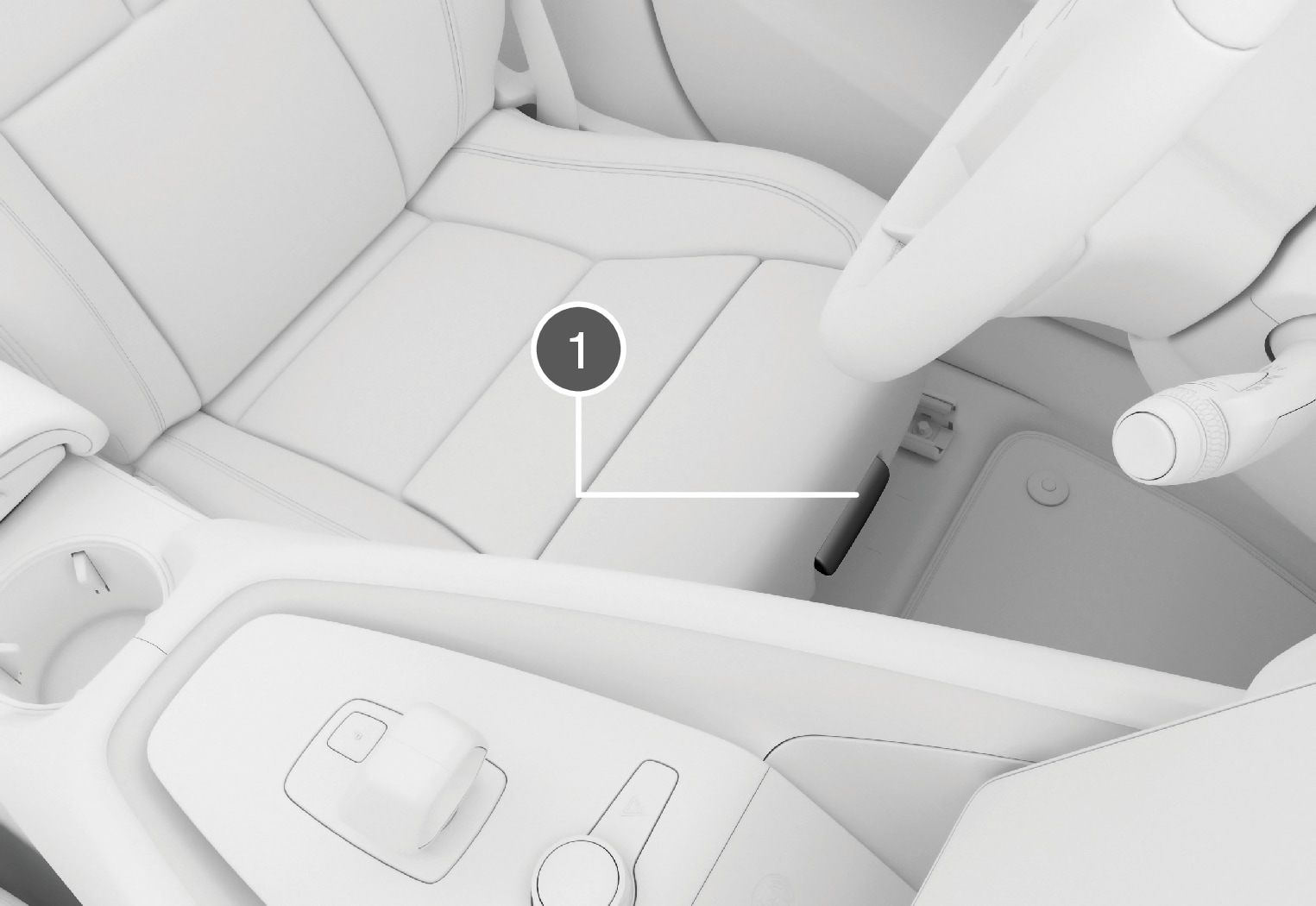 Adjusting front seat cushion length