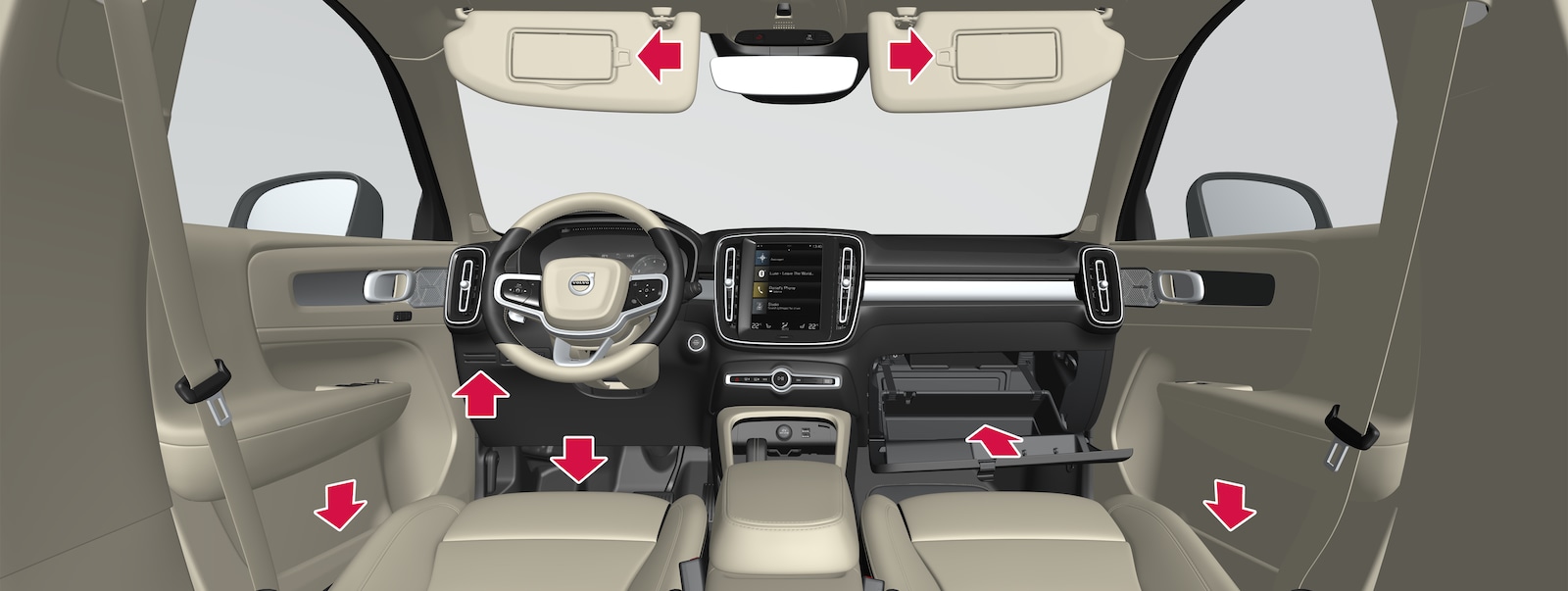 P6-1746-XC40-Interior storage, front seat