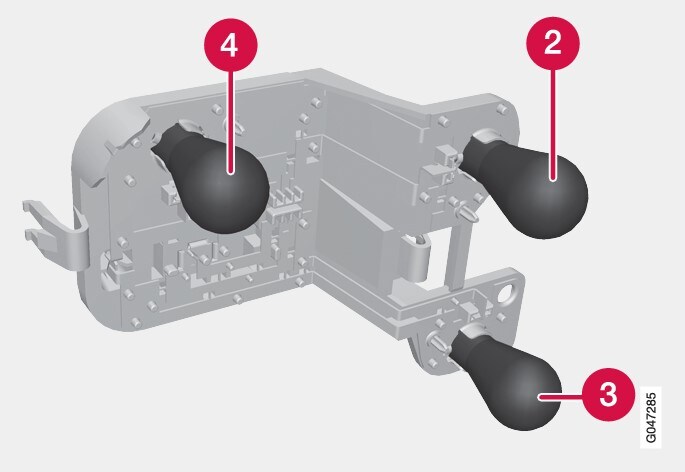 P3-1240-S80L Light sockets rear