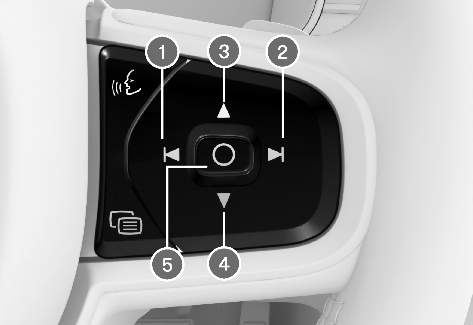 PS-1926-Right steering wheel buttons, Head up display