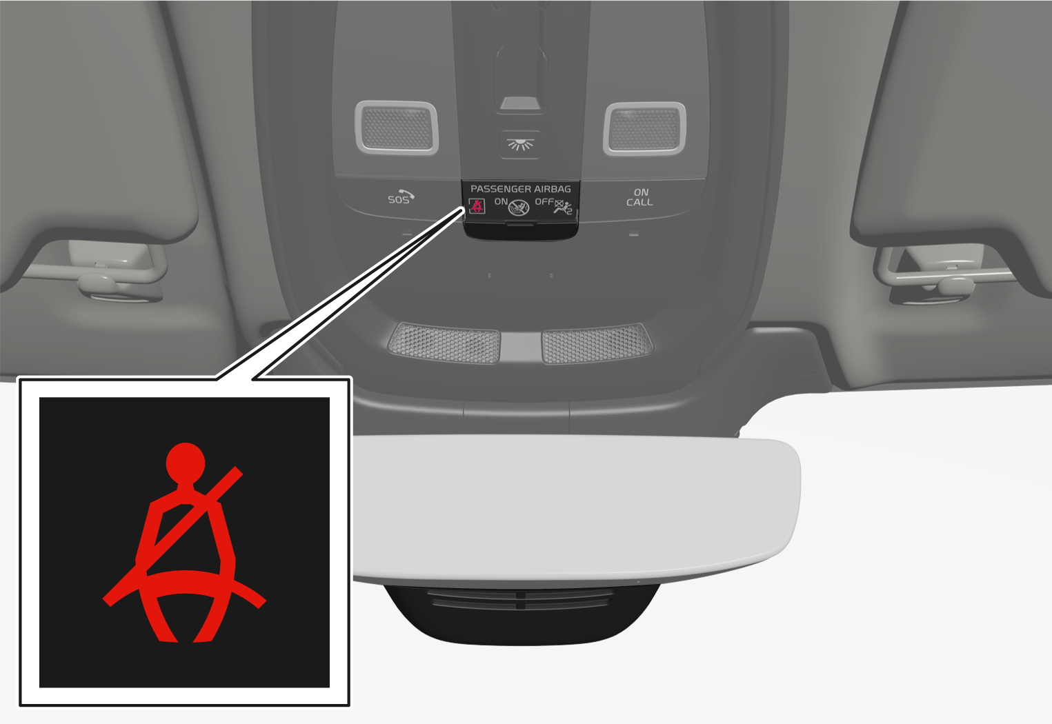 Px-21w46–Safety–Overhead console belt reminder