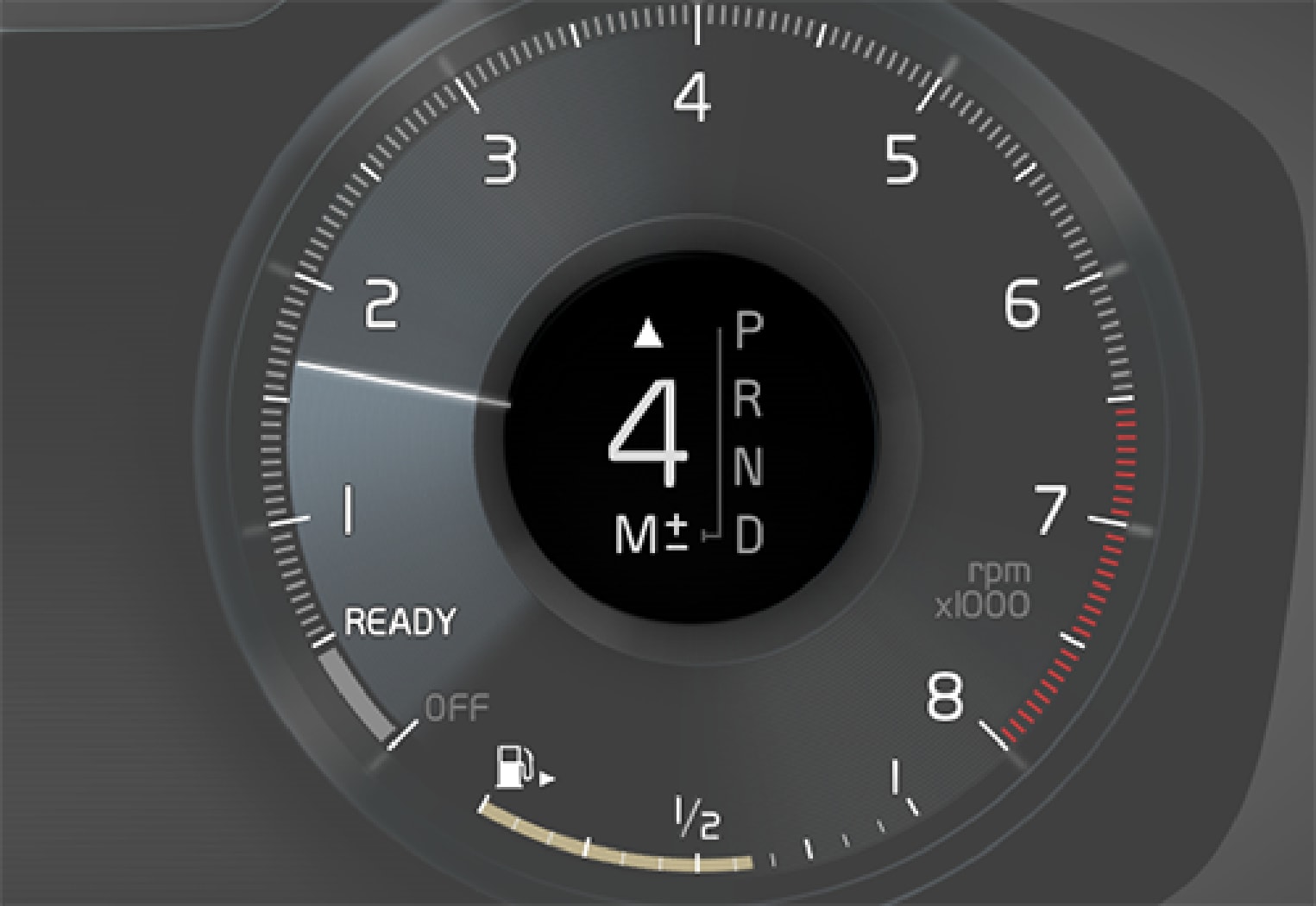 P5-1507-XC90 gear shift indicator 12 tum