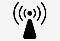 P5–1507–Symbol in status bar–Wi-Fi hotspot active