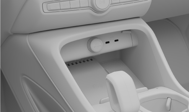 USB-liitännät edessä