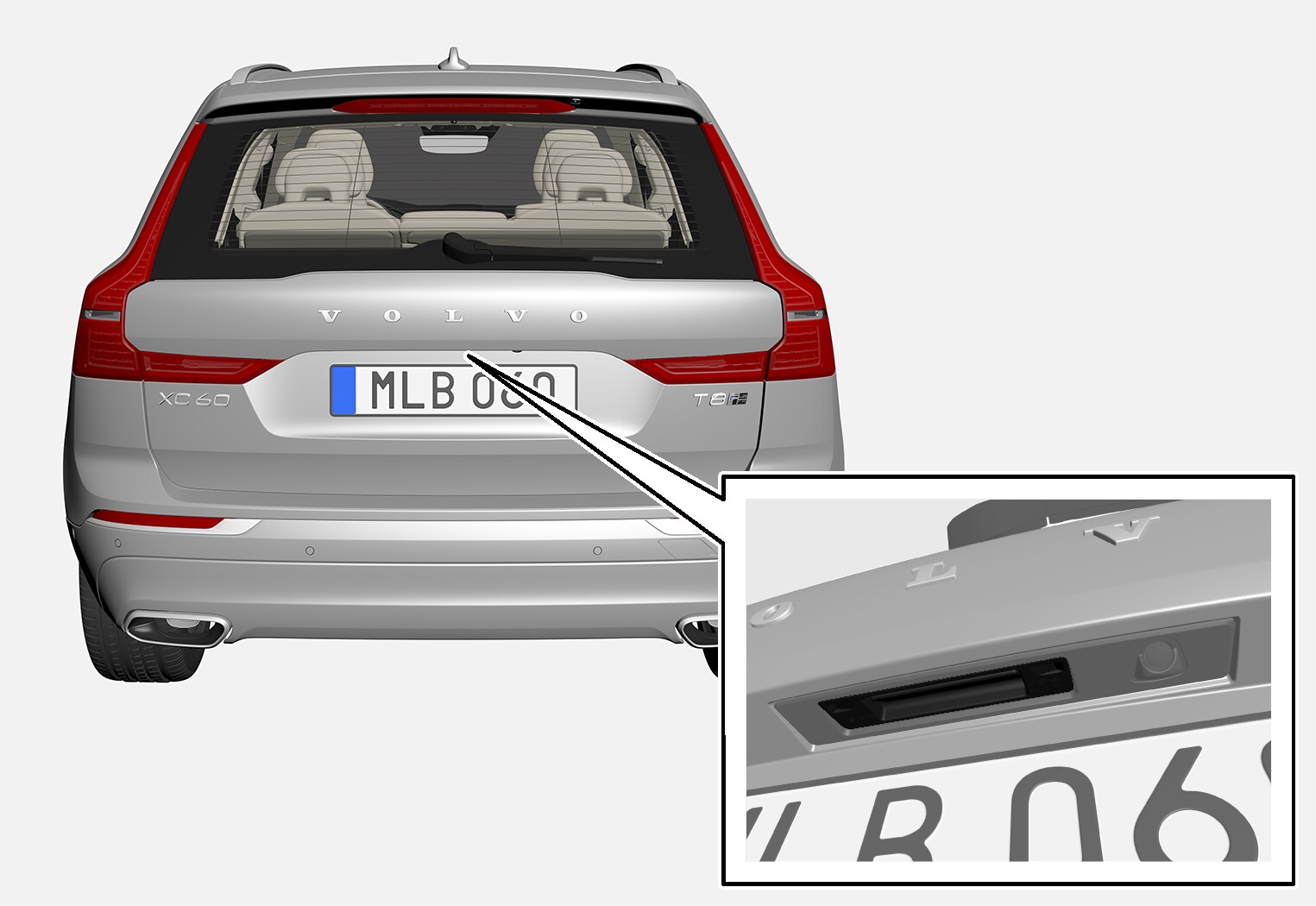 P5-1717-XC60-Tailgate pointing out handle