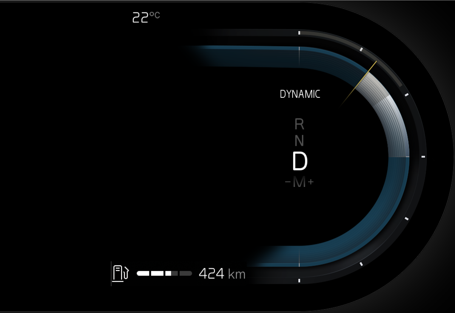 P5-22w22-iCup-Drive mode in driver display non hybrids