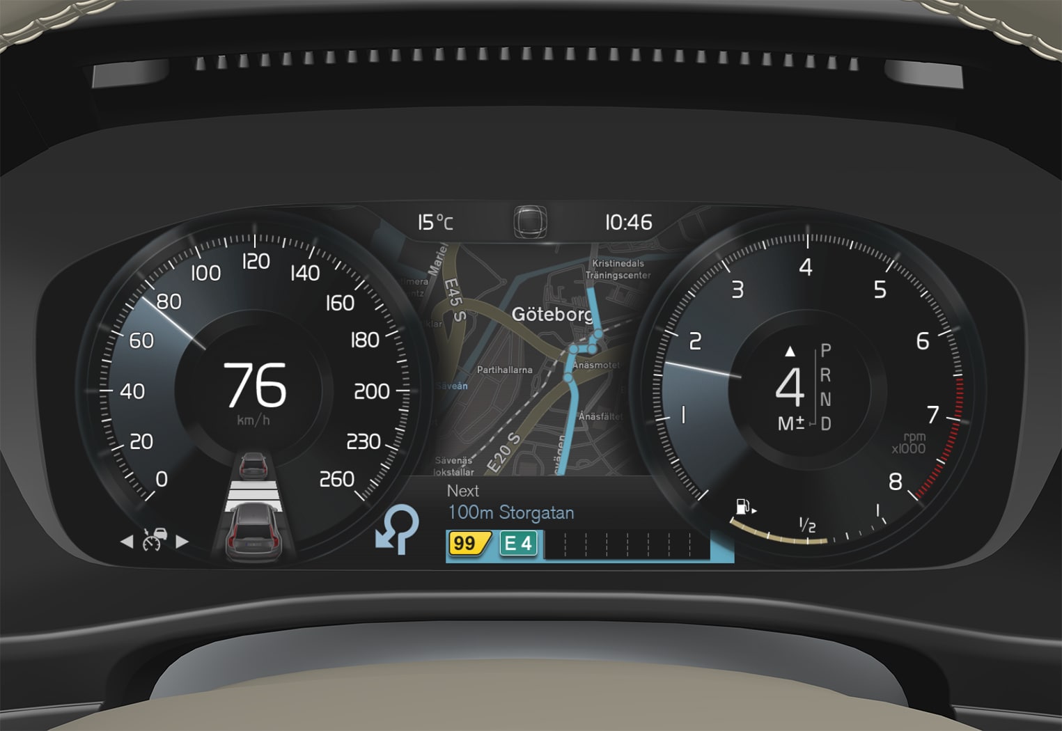 P6-18w46-XC40H-Driver display overview12 inch