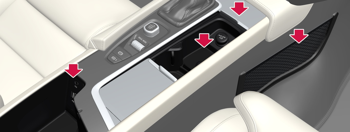 P5-1746-S/V90-Overview tunnel console